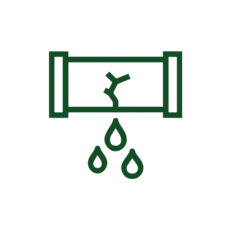 Post Learning Icon: Escape of water