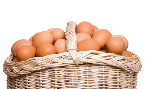 eggs in a basket