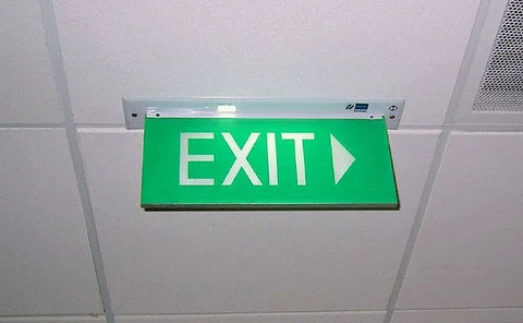 Exit sign 