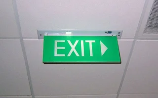 Exit sign 