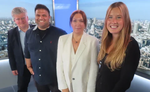 Ajay Mistry of iCan; Johnny Timpson; Liisa Antola of the Association of British Insurers; and Carmen Powell of ISC Group. IMG_0847.JPG  