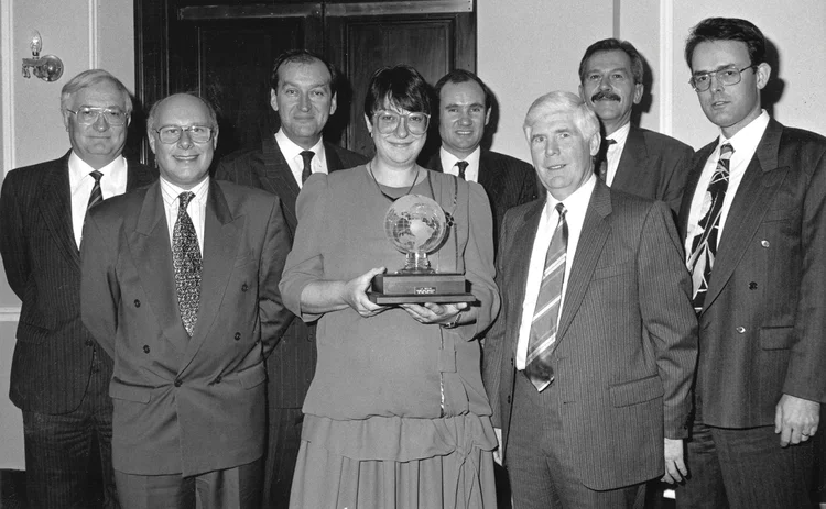 Liz Taylor - first Risk Management Awards